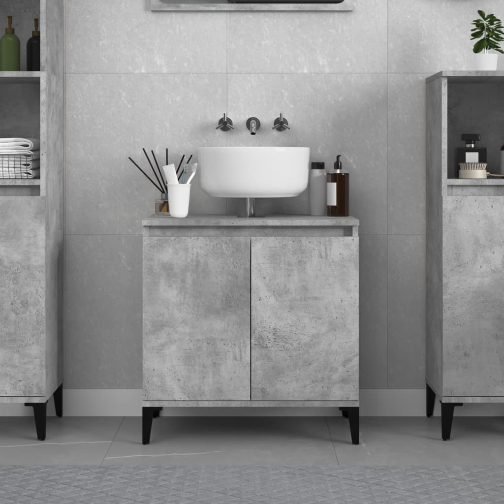 Mobile Lavabo 58X33X60 Cm In Legno Multistrato