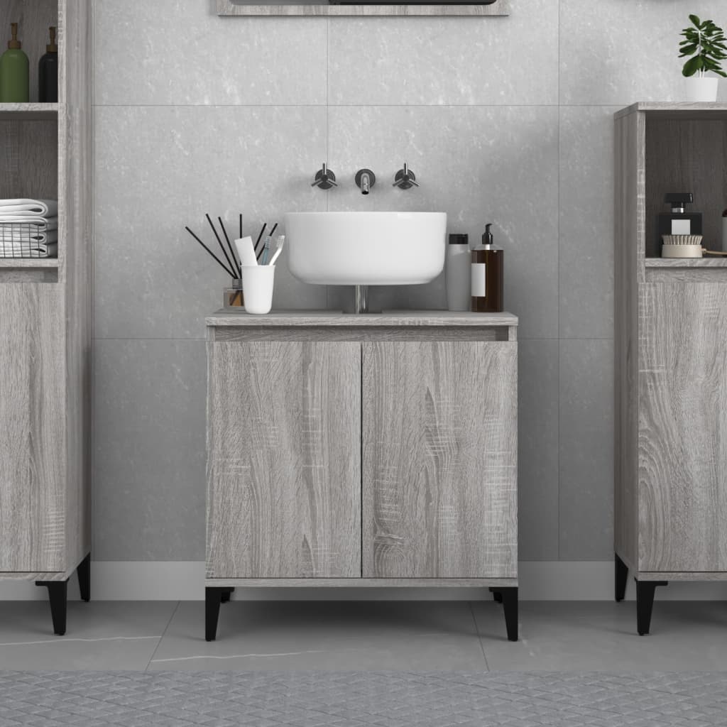 Mobile Lavabo 58X33X60 Cm In Legno Multistrato