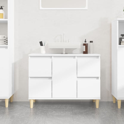 Mobile Lavabo 80X33X60 Cm In Legno Multistrato