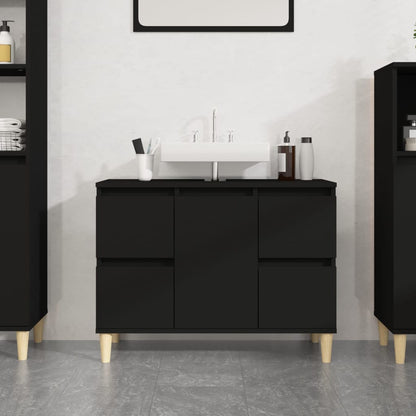 Mobile Lavabo 80X33X60 Cm In Legno Multistrato