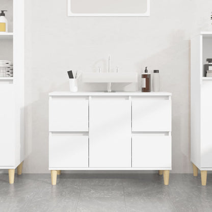 Mobile Lavabo 80X33X60 Cm In Legno Multistrato