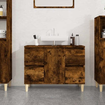 Mobile Lavabo 80X33X60 Cm In Legno Multistrato