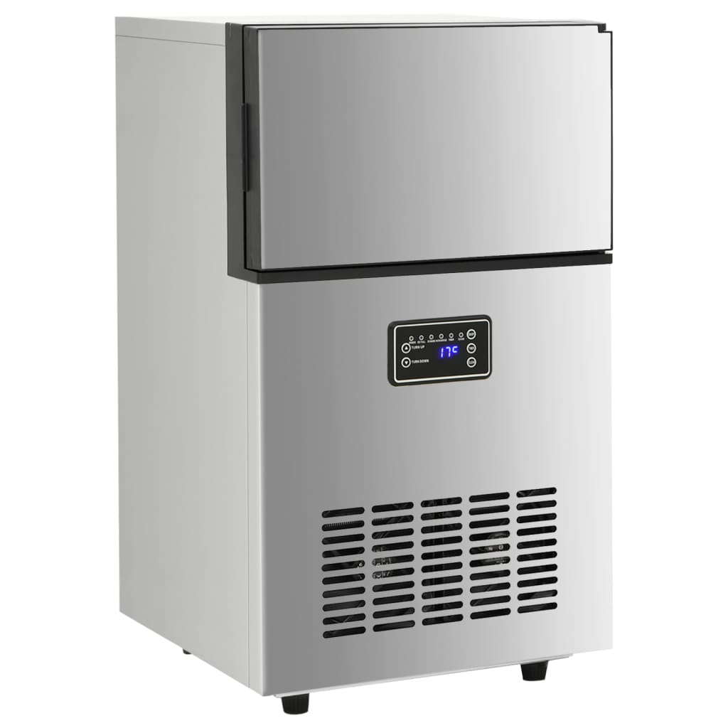 Macchina Per Ghiaccio Argento 45 Kg / 24 H