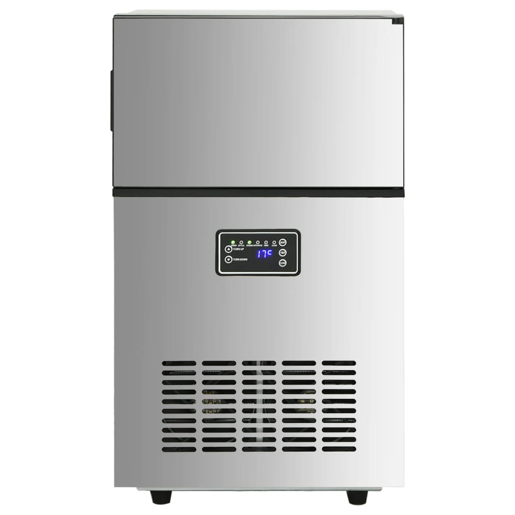 Macchina Per Ghiaccio Argento 45 Kg / 24 H