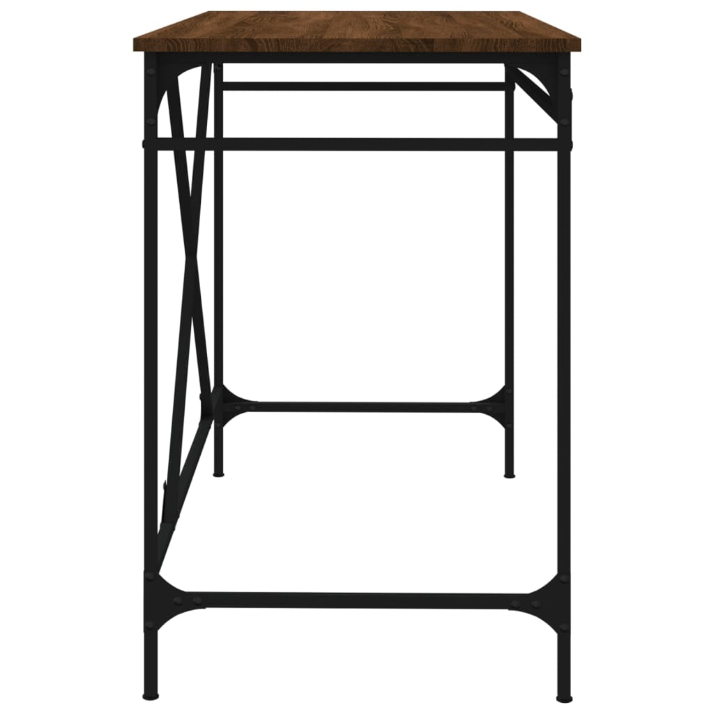 Scrivania 100X50X75 Cm Legno Multistrato E Ferro