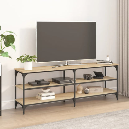 Mobile Tv 200X30X50Cm Legno Multistrato E Metallo