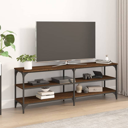 Mobile Tv 200X30X50Cm Legno Multistrato E Metallo