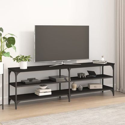 Mobile Tv 200X30X50Cm Legno Multistrato E Metallo
