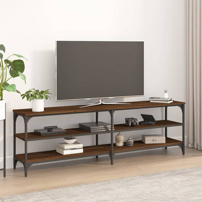 Mobile Tv 200X30X50Cm Legno Multistrato E Metallo