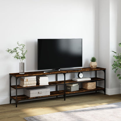 Mobile Tv 200X30X50Cm Legno Multistrato E Metallo