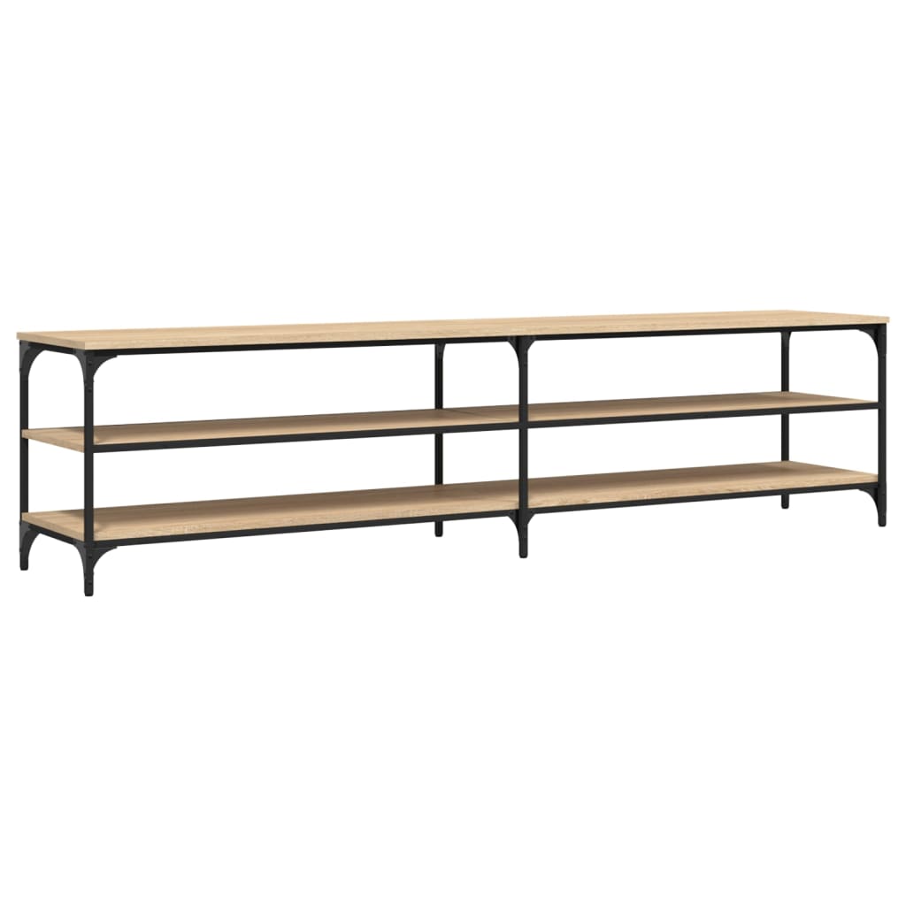 Mobile Tv 200X30X50Cm Legno Multistrato E Metallo