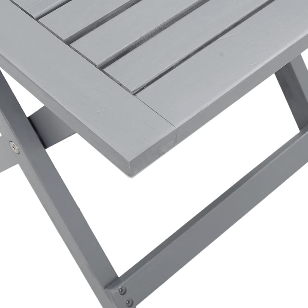 Lettini Prendisole 2 Pz E Tavolo Legno Acacia