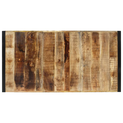 Tavolo Da Pranzo 175X90X76 Cm In Legno Grezzo Massello Di Mango
