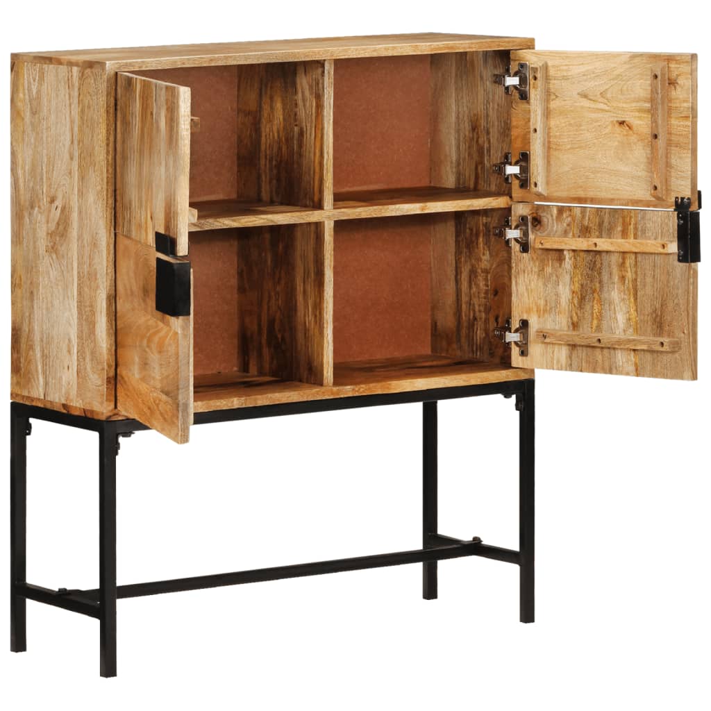 Credenza In Legno Grezzo Massello Di Mango