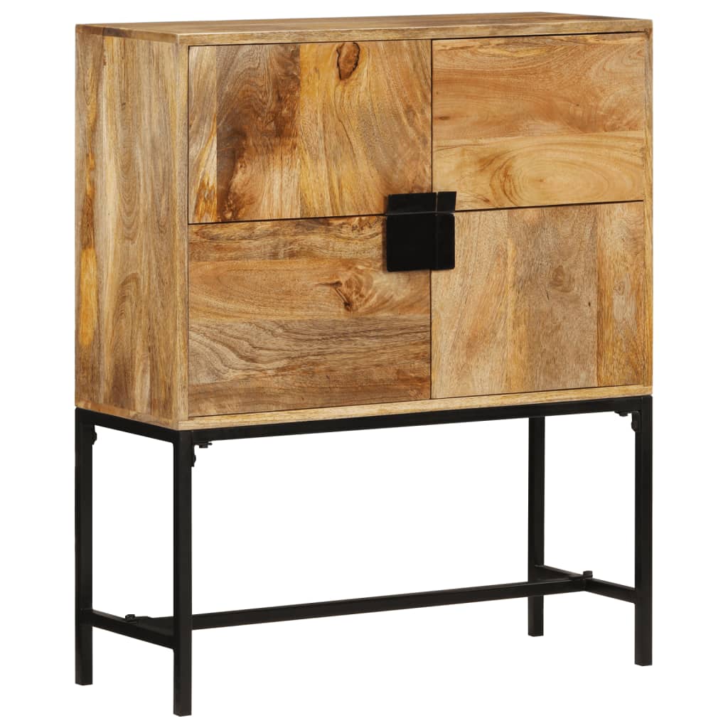 Credenza In Legno Grezzo Massello Di Mango