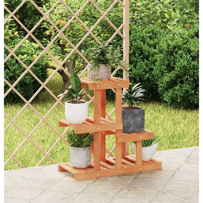Portafiori Con Ruote In Legno Massello Di Abete