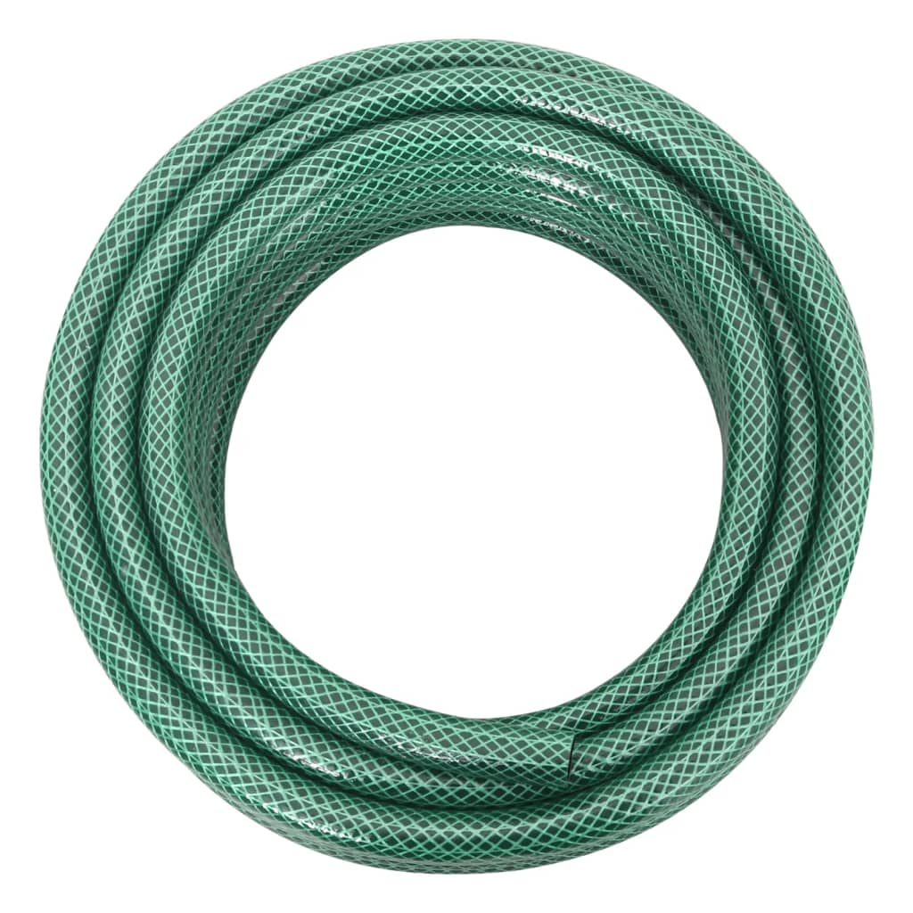Set Tubo Da Giardino Con Raccordi Verde 0,5&quot; 10 M In Pvc
