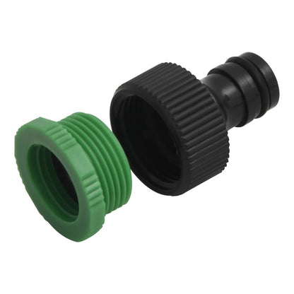 Set Tubo Da Giardino Con Raccordi Verde 0,5&quot; 10 M In Pvc