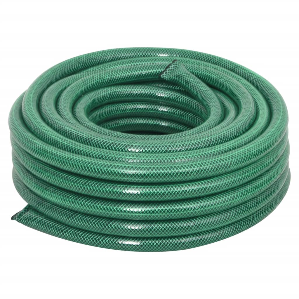 Set Tubo Da Giardino Con Raccordi Verde 0,5&quot; 10 M In Pvc