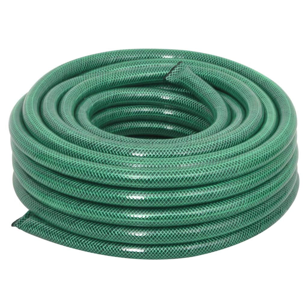 Set Tubo Da Giardino Con Raccordi Verde 0,5&quot; 10 M In Pvc