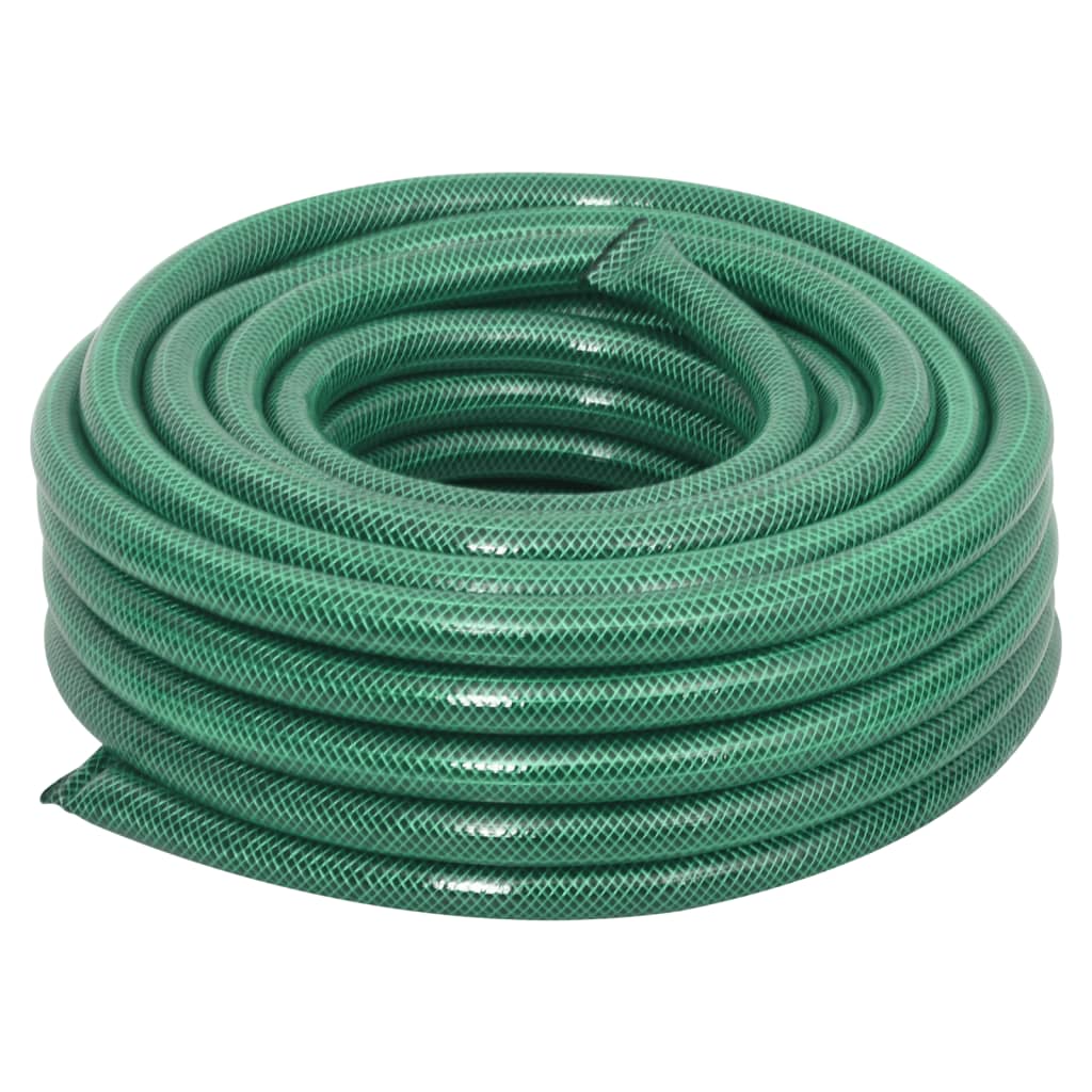 Set Tubo Da Giardino Con Raccordi Verde 0,5&quot; 10 M In Pvc