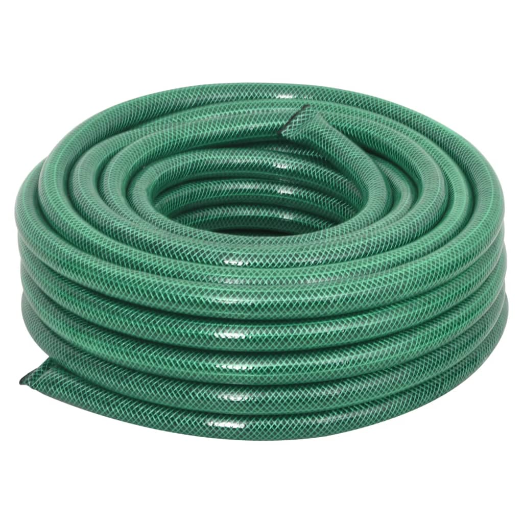 Set Tubo Da Giardino Con Raccordi Verde 0,5&quot; 10 M In Pvc