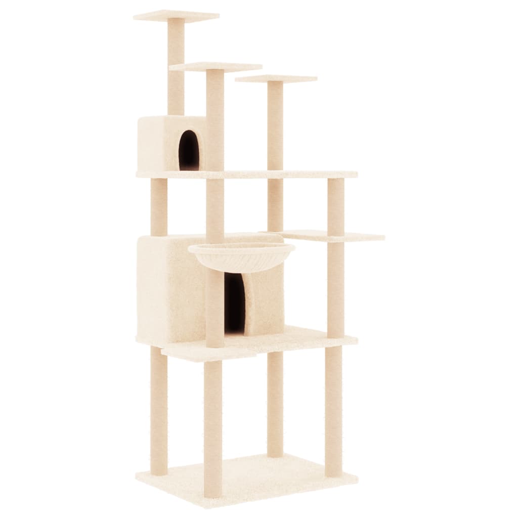 Albero Per Gatti Con Tiragraffi In Sisal 166 Cm