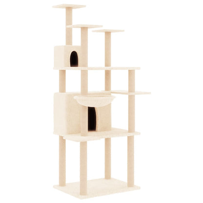 Albero Per Gatti Con Tiragraffi In Sisal 166 Cm