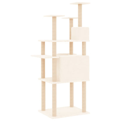 Albero Per Gatti Con Tiragraffi In Sisal 166 Cm