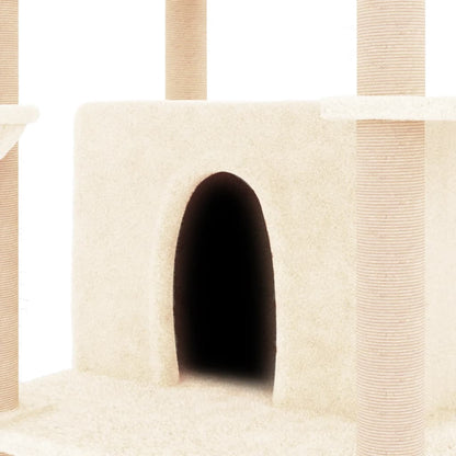 Albero Per Gatti Con Tiragraffi In Sisal 166 Cm