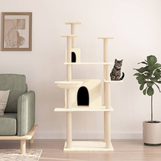 Albero Per Gatti Con Tiragraffi In Sisal 166 Cm