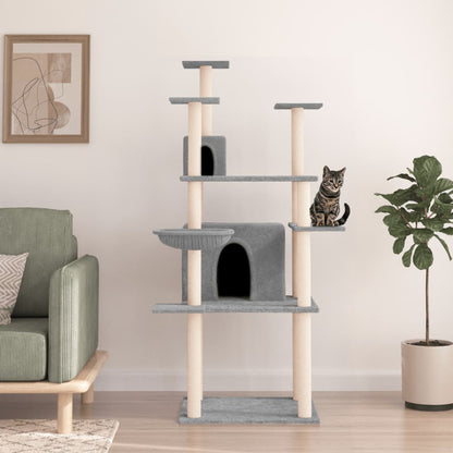 Albero Per Gatti Con Tiragraffi In Sisal 166 Cm