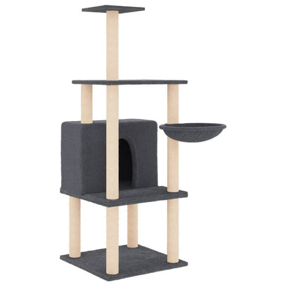 Albero Per Gatti Con Tiragraffi In Sisal 132 Cm