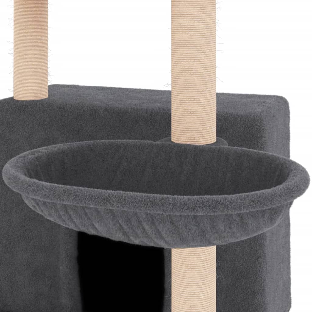 Albero Per Gatti Con Tiragraffi In Sisal 132 Cm