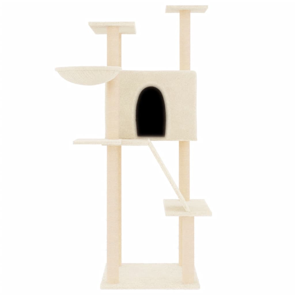Albero Per Gatti Con Tiragraffi In Sisal 143 Cm