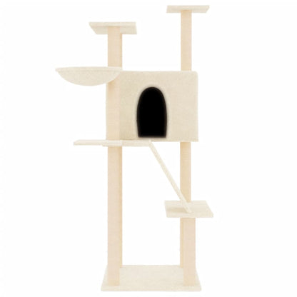Albero Per Gatti Con Tiragraffi In Sisal 143 Cm