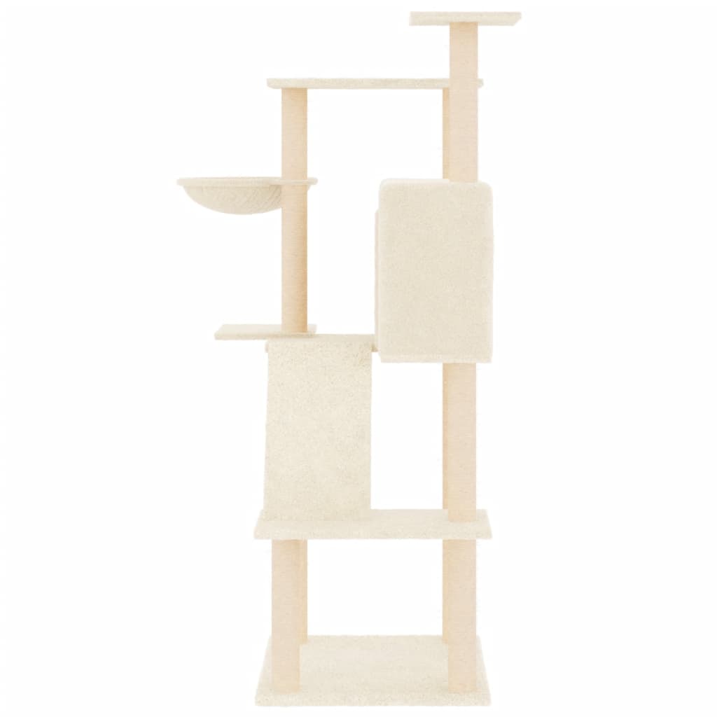 Albero Per Gatti Con Tiragraffi In Sisal 143 Cm