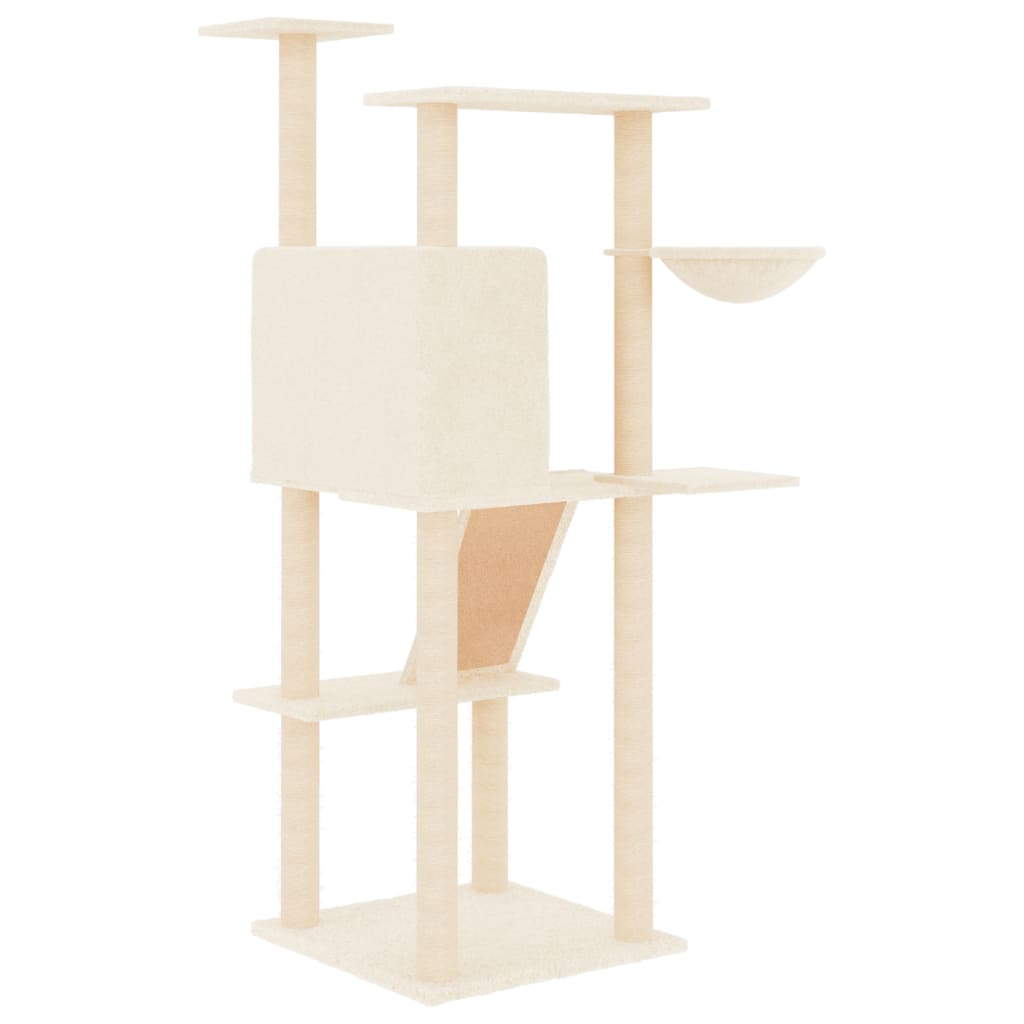 Albero Per Gatti Con Tiragraffi In Sisal 143 Cm
