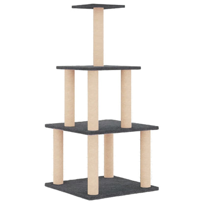 Albero Per Gatti Con Tiragraffi In Sisal 111 Cm
