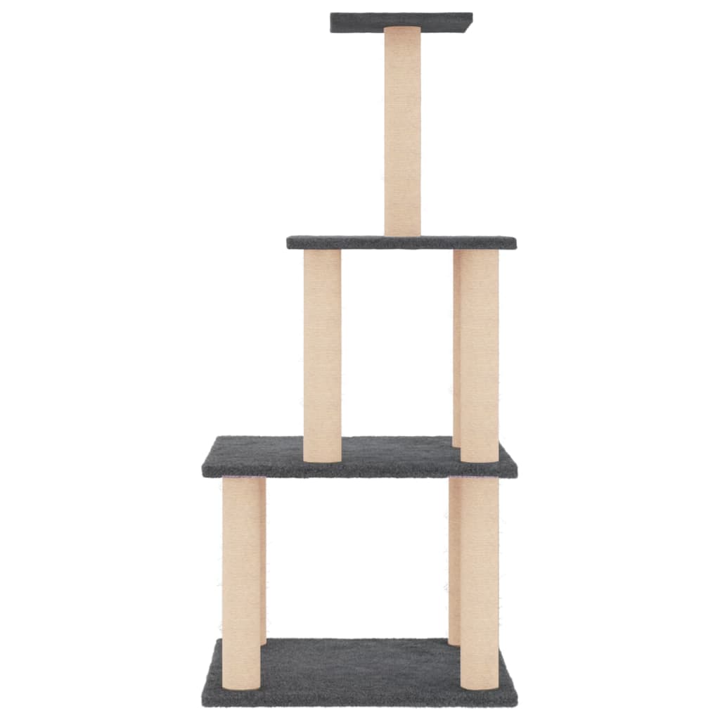 Albero Per Gatti Con Tiragraffi In Sisal 111 Cm