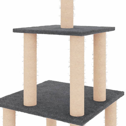 Albero Per Gatti Con Tiragraffi In Sisal 111 Cm