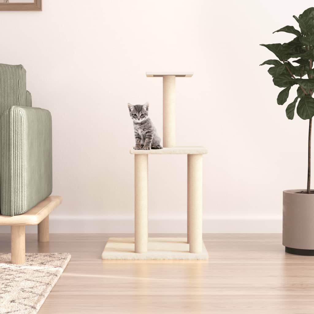 Albero Per Gatti Con Tiragraffi In Sisal 85,5 Cm