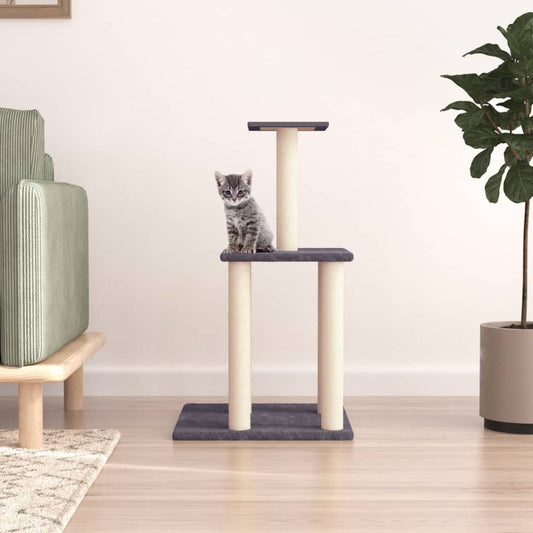 Albero Per Gatti Con Tiragraffi In Sisal 85,5 Cm