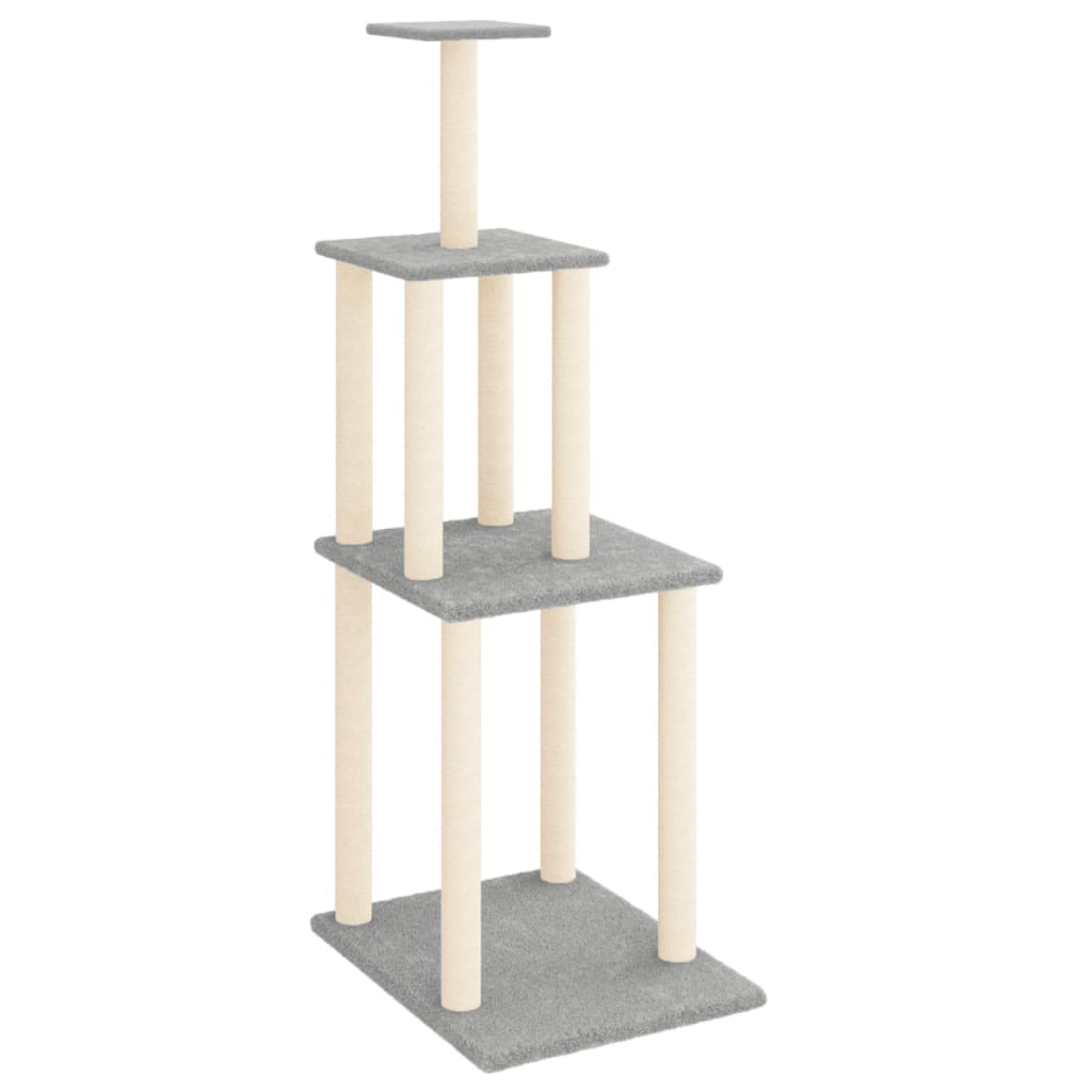 Albero Per Gatti Con Tiragraffi In Sisal 149 Cm