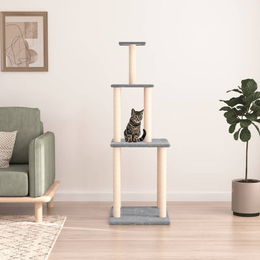 Albero Per Gatti Con Tiragraffi In Sisal 149 Cm