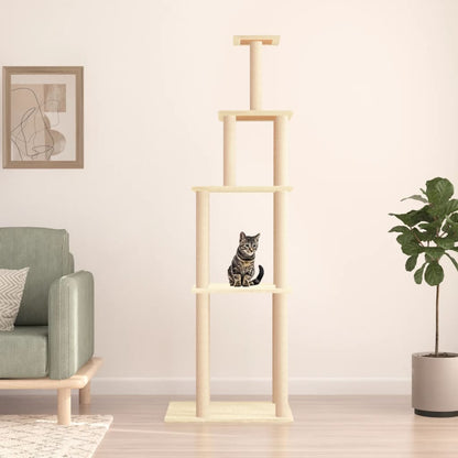 Albero Per Gatti Con Tiragraffi In Sisal 183 Cm