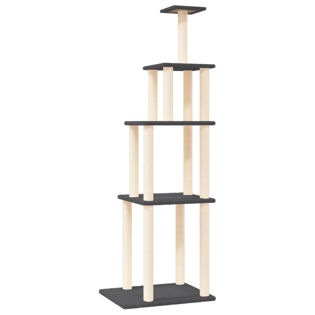 Albero Per Gatti Con Tiragraffi In Sisal 183 Cm
