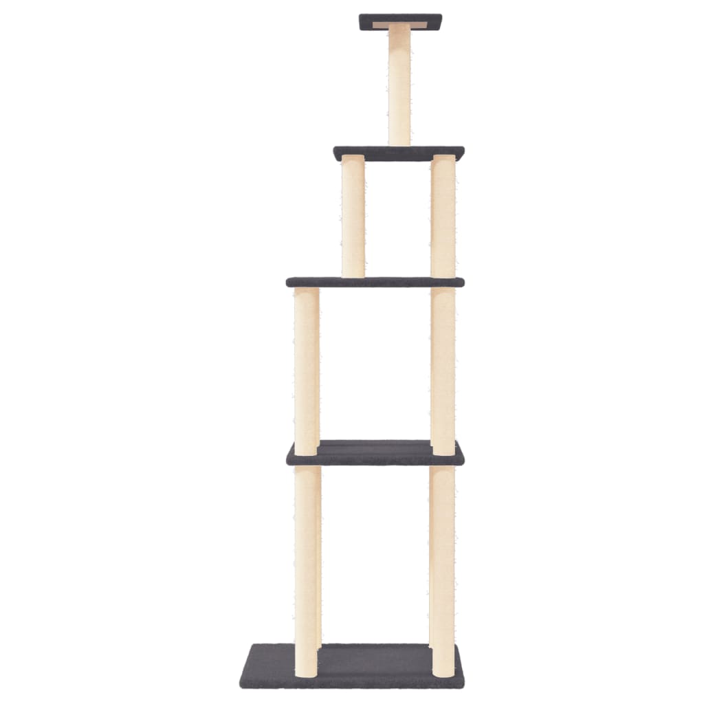 Albero Per Gatti Con Tiragraffi In Sisal 183 Cm