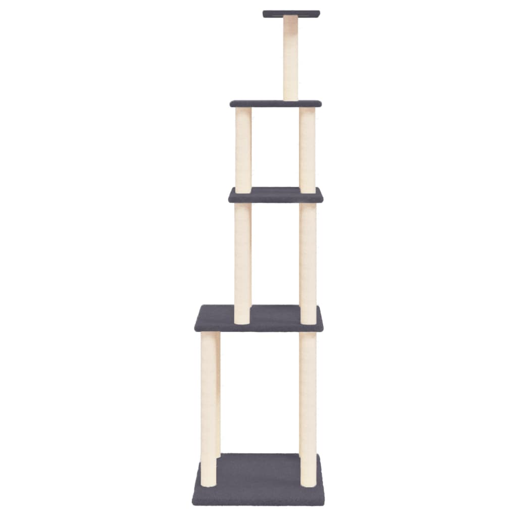 Albero Per Gatti Con Tiragraffi In Sisal 183 Cm