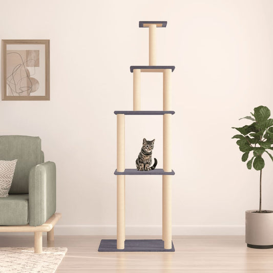 Albero Per Gatti Con Tiragraffi In Sisal 183 Cm